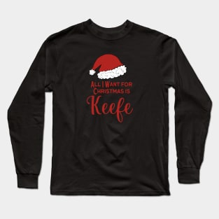 Keeper of the Lost Cities Christmas, KOTLC Keefe for Christmas, Lord Hunkyhair Long Sleeve T-Shirt